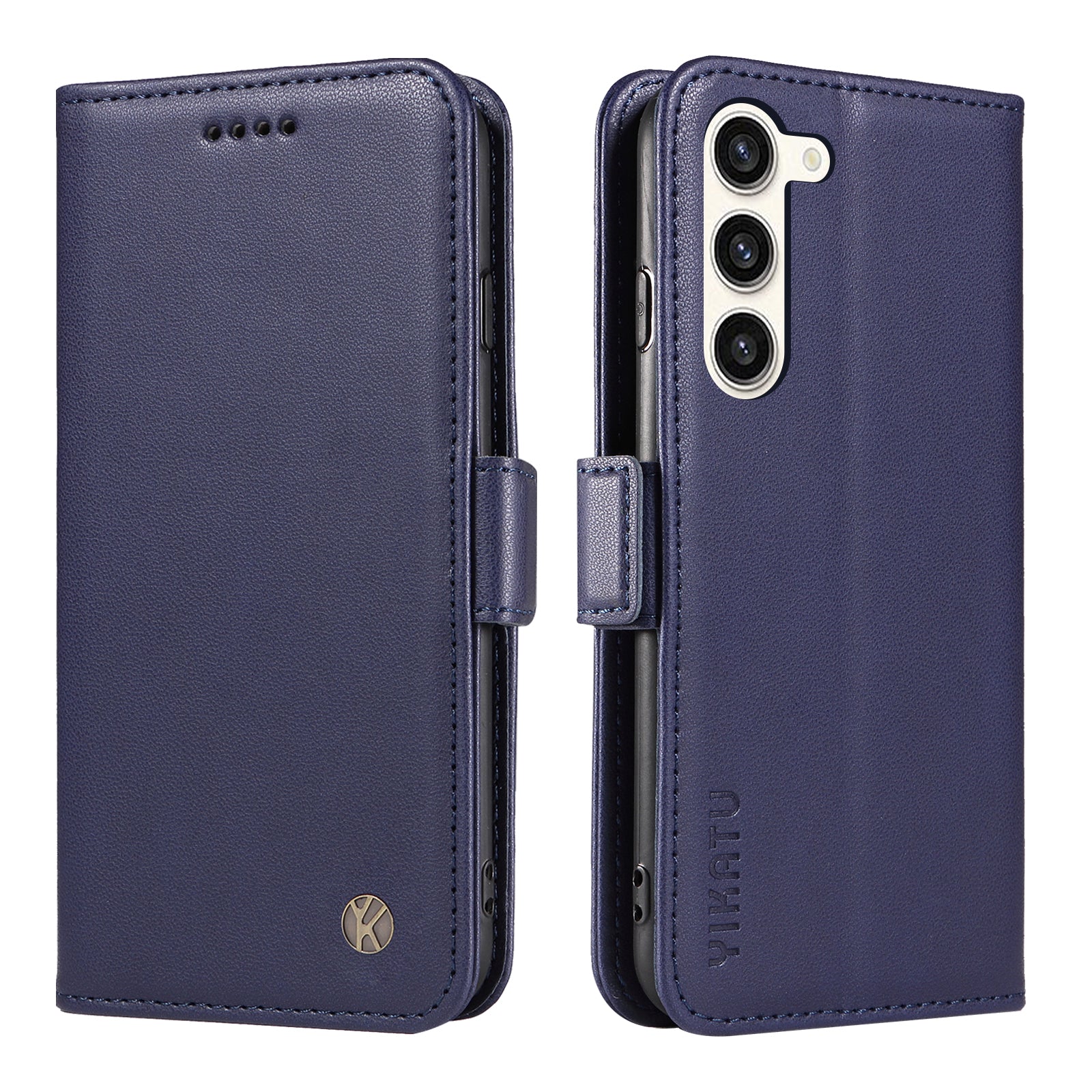 YIKATU YK-003 pro Samsung Galaxy S23 Flip Folio peněženkový kryt PU kožený stojánek magnetické pouzdro na telefon YIKATU YK-003 pro Samsung Galaxy S23 Flip Folio peněženkový kryt PU kožený stojánek magnetické pouzdro na telefon
